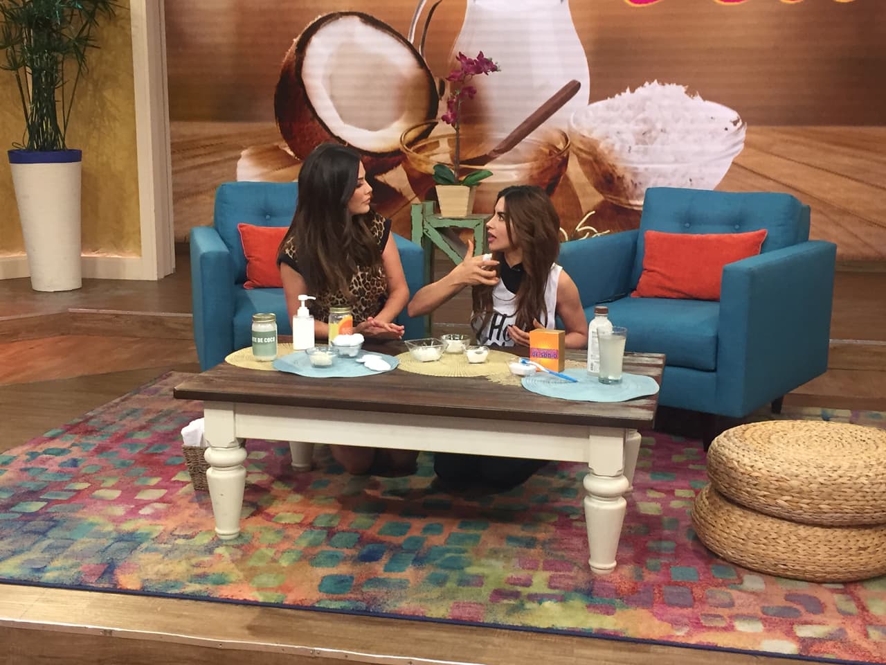 Ana y Jessica Cediel tuvieron una "mañana de chicas" descubriendo los múltiples usos del aceite de coco.