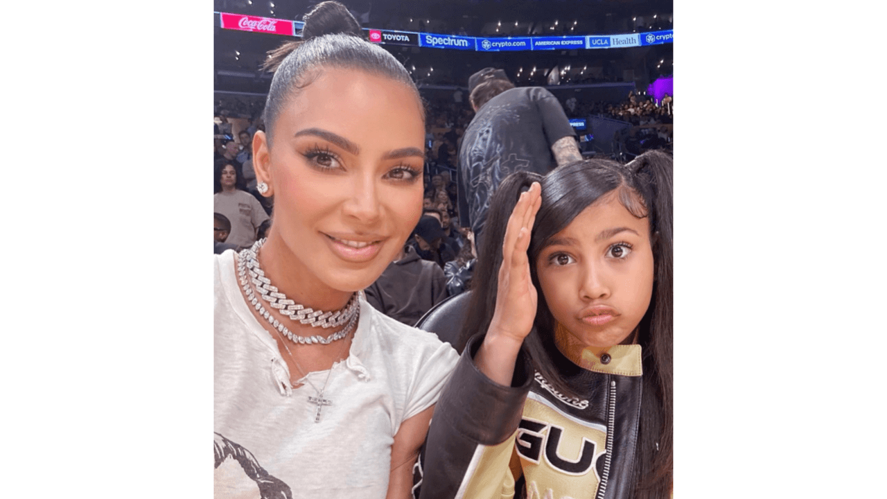 Kim Kardashian y su hija, North West