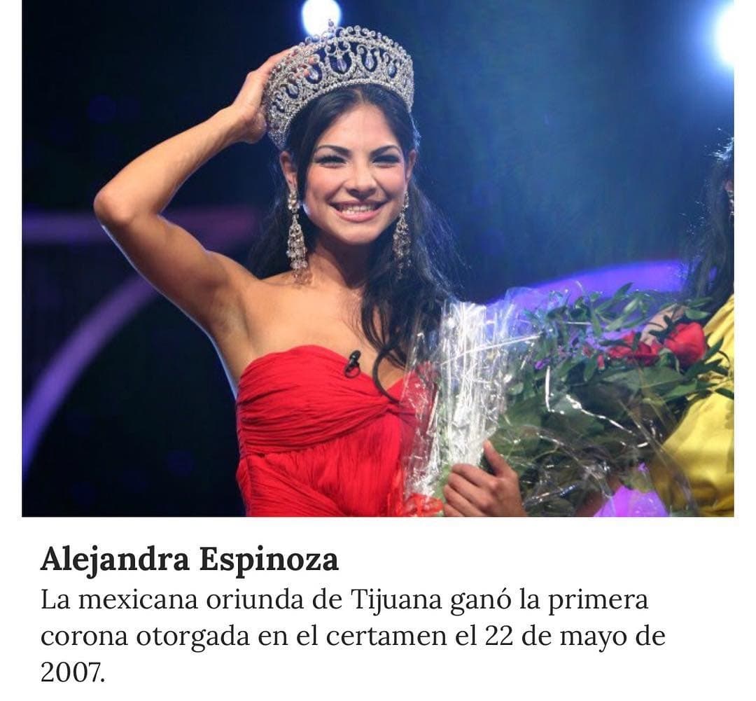 La conductora Alejandra Espinoza recordó en su Instagram que el martes 22 de mayo de 2018 cumplió 11 años de coronarse como la ganadora del certamen Nuestra Belleza Latina. "El dia que me enteré que nuestra circunstancia no tiene porque determinar nuestro futuro y que se puede soñar tan grande como lo desees", escribió la actriz junto a esta imagen.
<br>