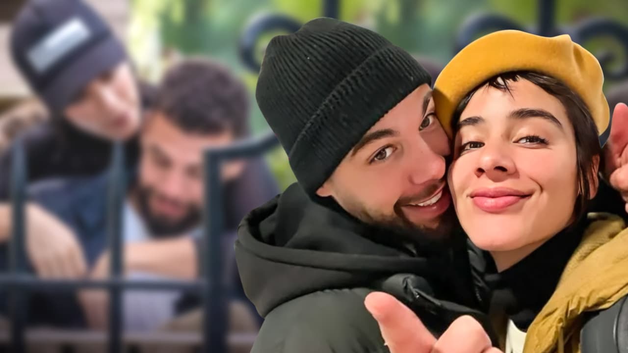 Captan a Esmeralda Pimentel comiéndose a besos al actor Jesús Mosquera en Madrid: fotos
