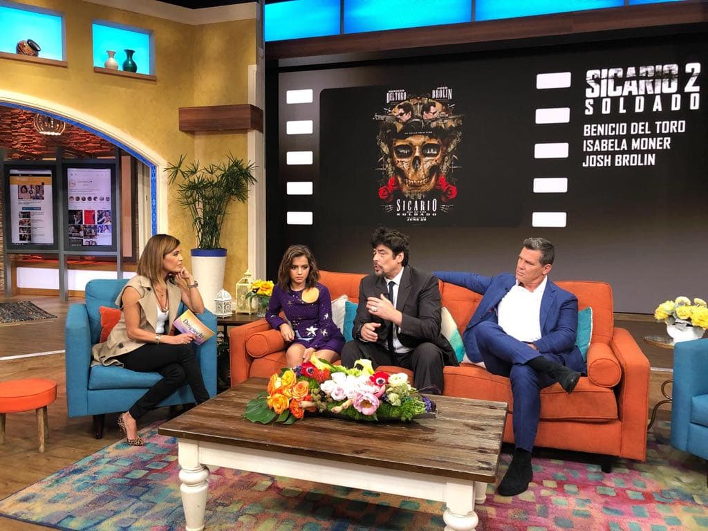 El actor aprovechó para aclarar que la historia no tiene nada que ver con la situación de los migrantes.