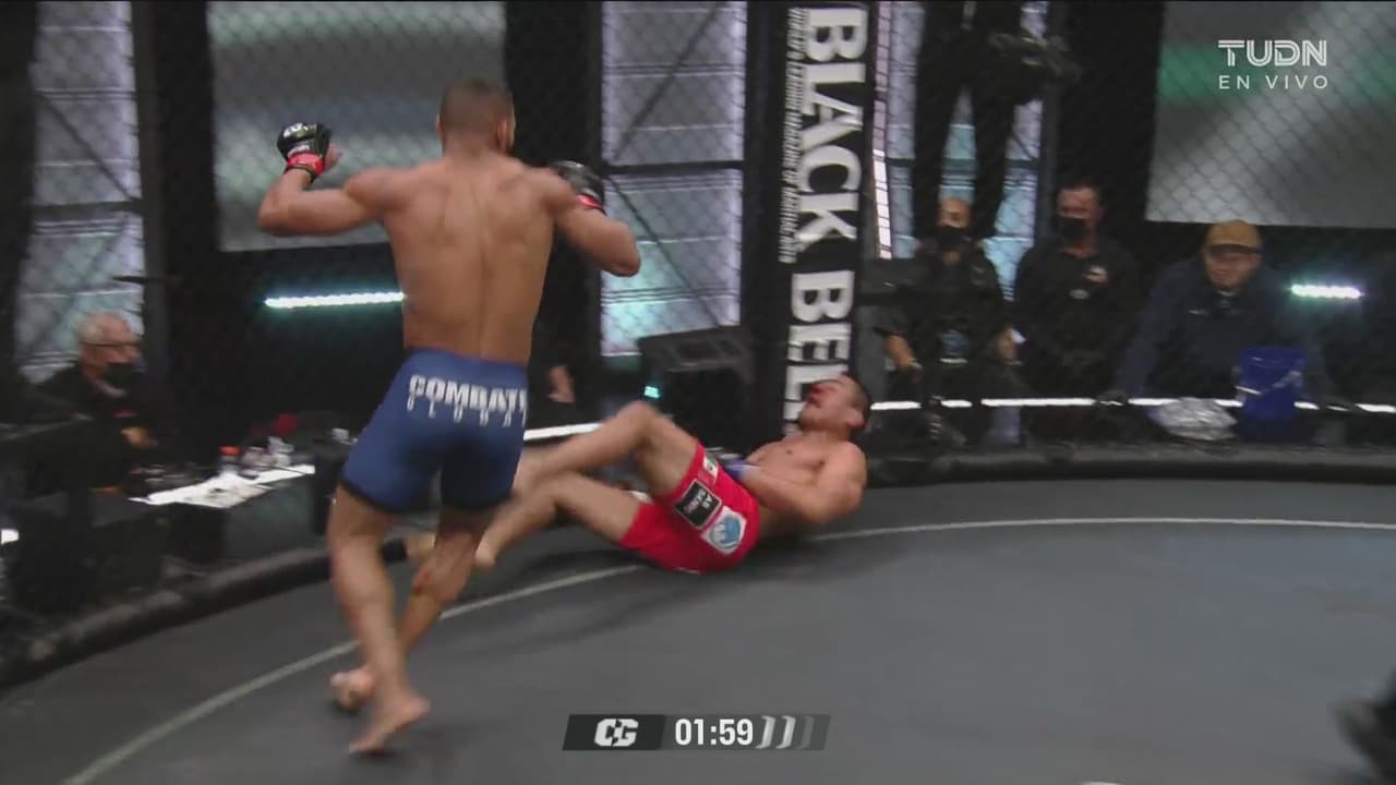 Ángel Álvarez brilló en Combate Global en velada de México vs. EEUU