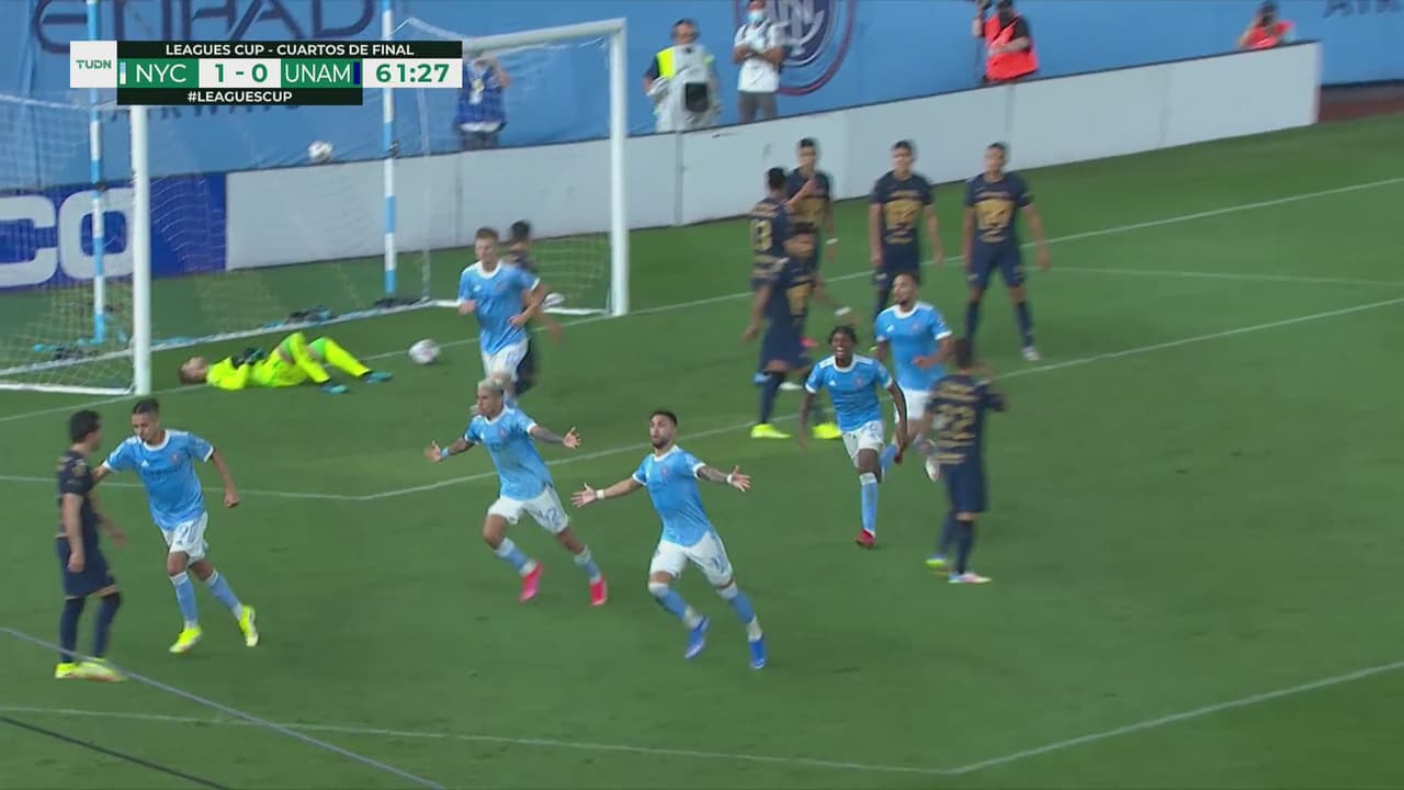 ¡Por fin! Valentín Castellanos marca el 1-0 para NY City FC