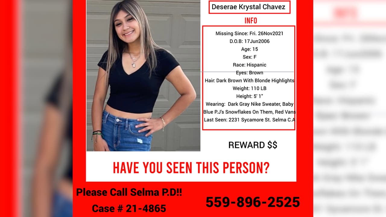 Buscan a menor hispana de 15 años