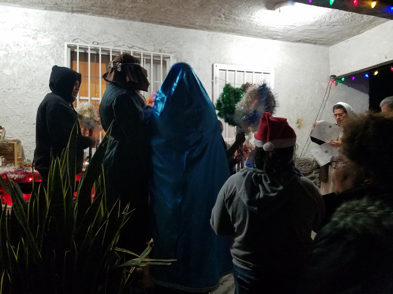 Cantando en la segunda casa.