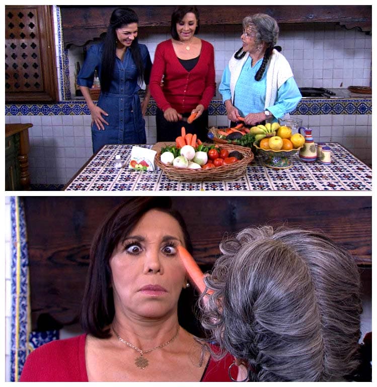 Conchita se está acostumbrando a los trabajos que tiene que hacer con los Carmona.