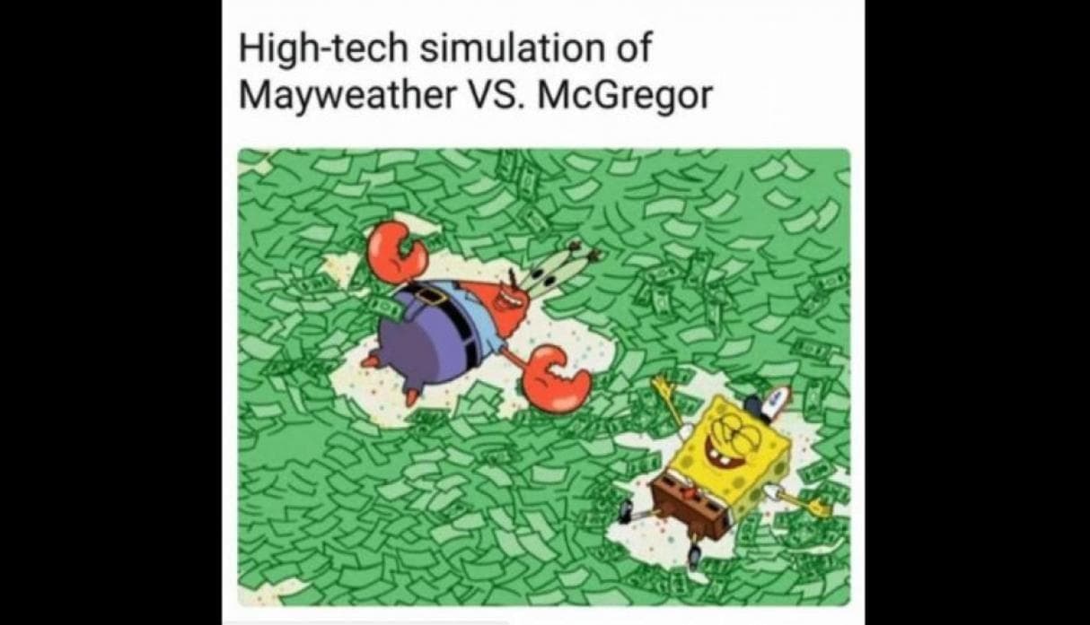 Mucho dinero y poco boxeo. Los memes destrozaron a los dos combatientes en una de las peleas más esperadas de todos los tiempos.