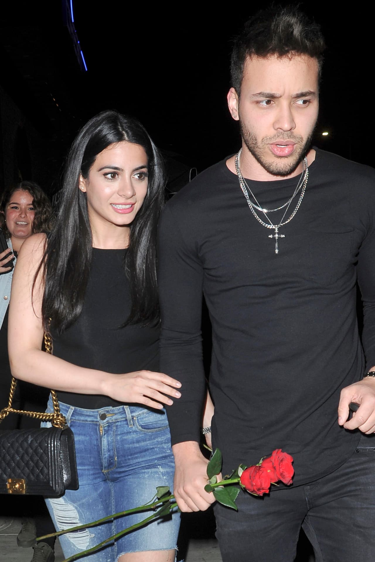 Prince Royce salió a festejar su cumpleaños no sólo con su amada Emeraude, sino con un invitado muy particular.