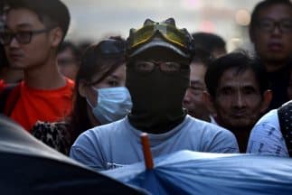 Durante las últimas horas de confrontación en Hong Kong, una reportera estadounidense fue detenida.
