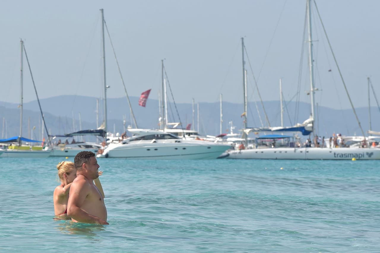 La pareja pasó un momento muy relajado, lleno de buena vibra y paz.