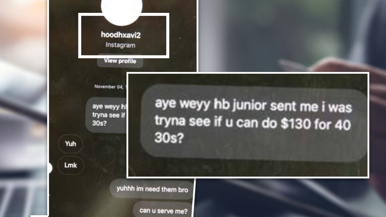 Autoridades revelaron parte de los mensajes en redes sociales sobre una presunta transacción de fentanilo en el norte de Texas.