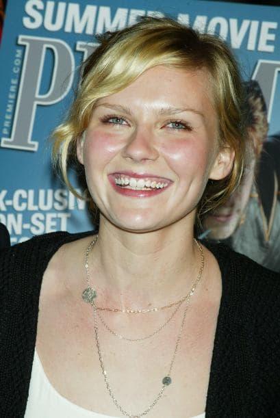 Kirsten Dunst inició en el medio a una muy corta edad y con una sonrisa que prefería esconder de las cámaras.