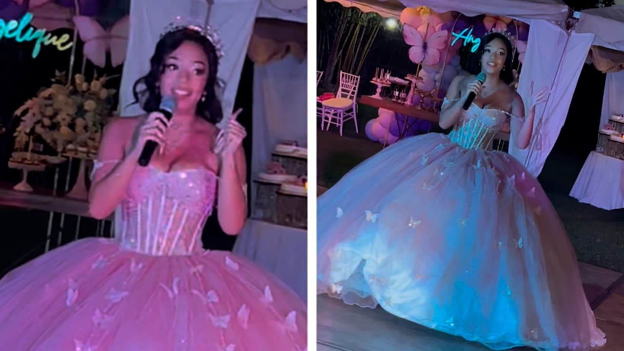 Quinceañera aprovecha su brindis para exponer a su padre por abandonarla y causa debate en redes