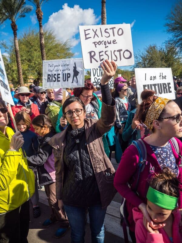 Las mujeres expresaron a través de las marchas en diferentes ciudades que estarán en resistencia ante las políticas del gobierno federal en contra de sus derechos.
