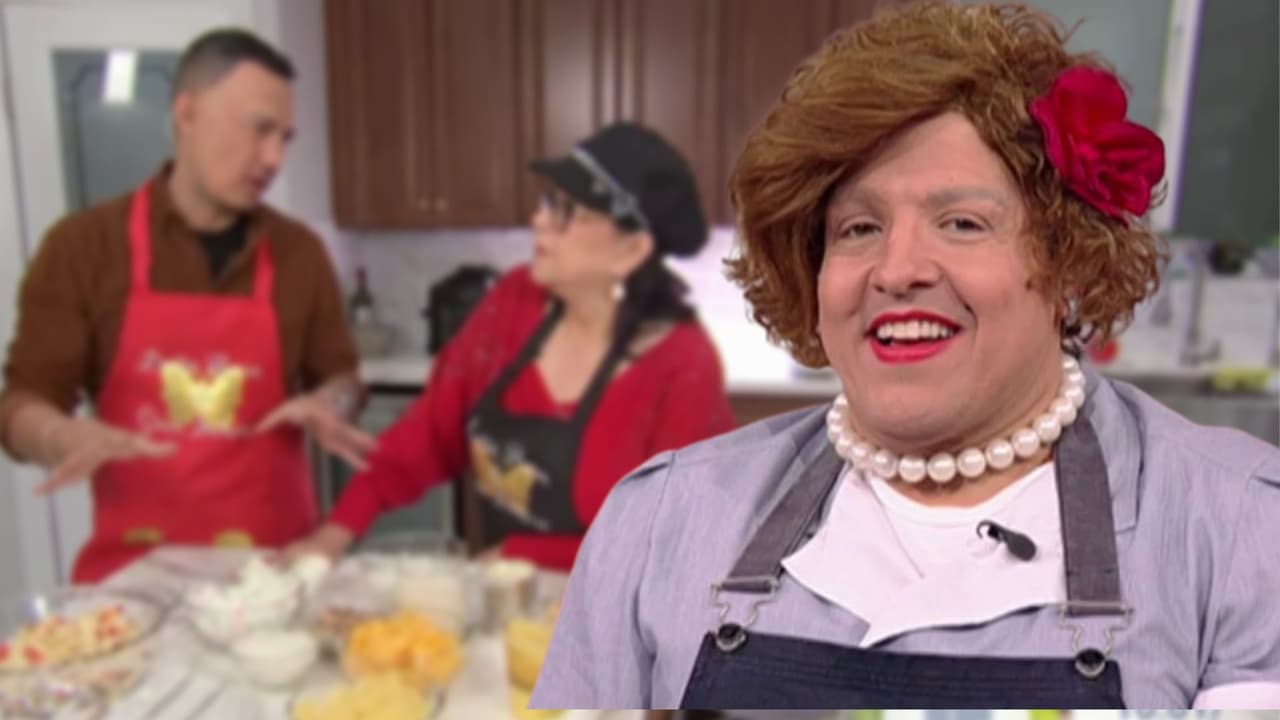 Doña Meche y Chef Yisus aprendieron a preparar la deliciosa ensalada navideña de doña Rosa Rivera