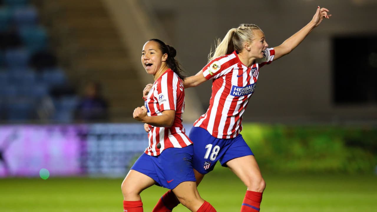 Atlético de Madrid le desea suerte a Charlyn Corral en su nueva aventura con las Tuzas