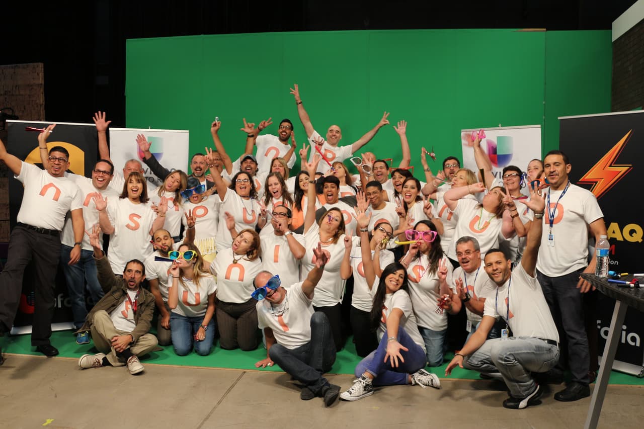 Empleados y talentos de Univision Puerto Rico formaron parte de la campaña.
