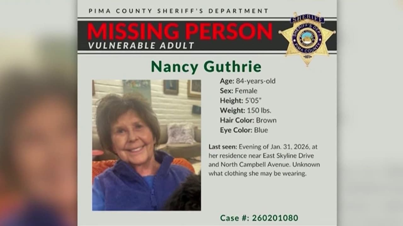 Última hora: reportan detención de una persona para interrogarla sobre desaparición de Nancy Guthrie