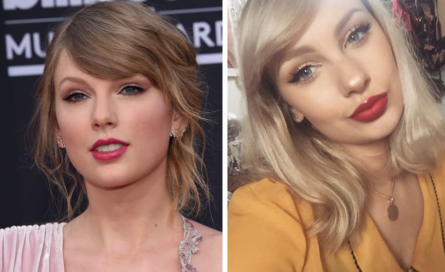 Taylor Swift también tiene a su 'hermana gemela', ella es Laura Miriam.