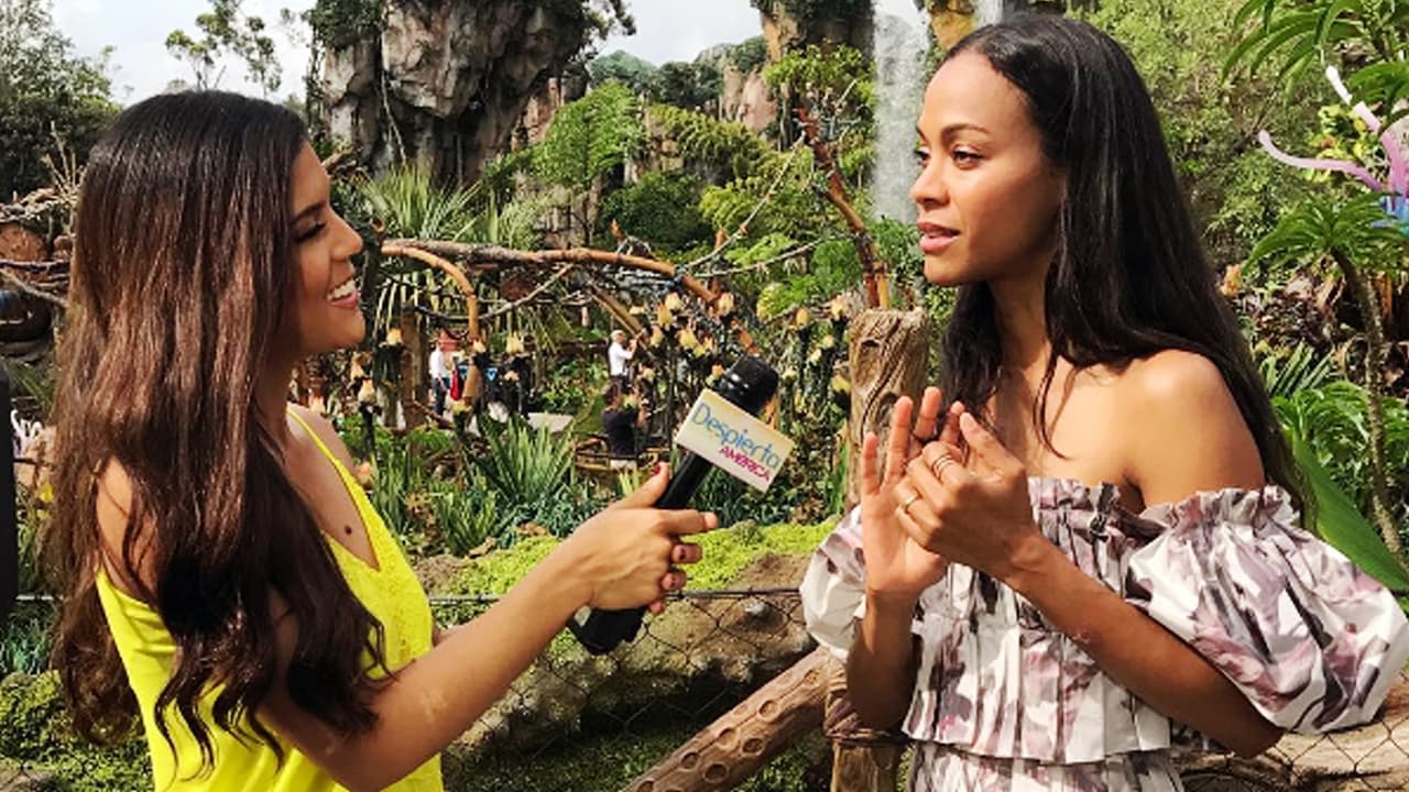 Francisca Lachapel se emocionó mucho al entrevistar a su compatriota Zoe Saldaña