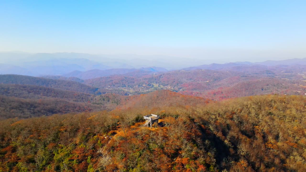 Rabun Bald es el segundo punto más alto de Georgia y alcanza los 4,696 pies de altura.