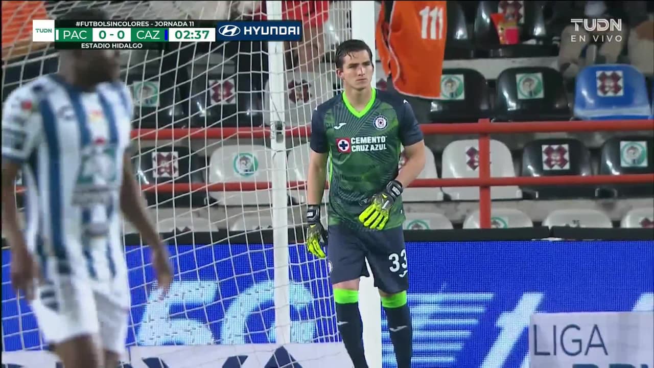 ¡TIRO ATAJADO! disparo por Avilés Hurtado.