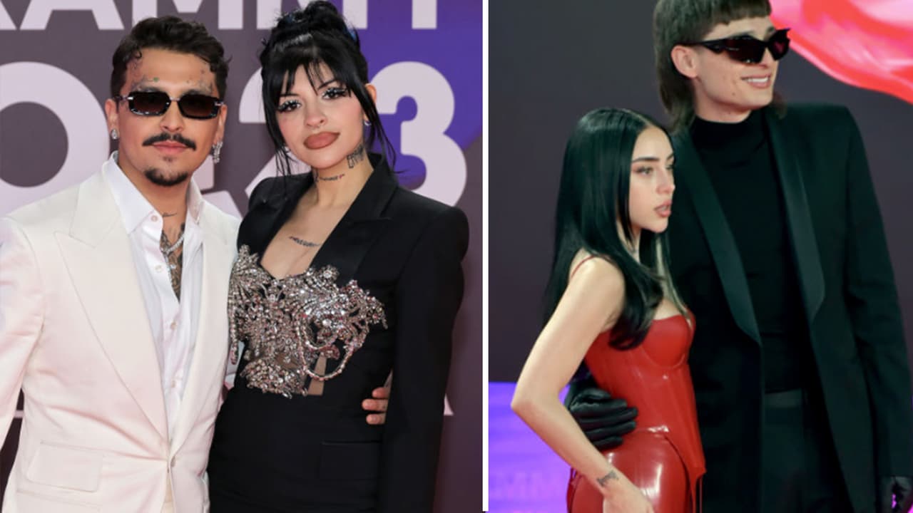 Parejas que derrocharon romance y glamour en la alfombra roja de los Latin GRAMMY 2023