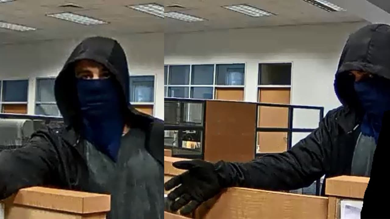 Usa una caja de zapatos para robar un banco al sureste de Houston