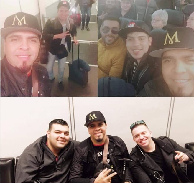 Los Recoditos no se aguantaron las ganas de mostrar su felicidad durante su viaje a Las Vegas.