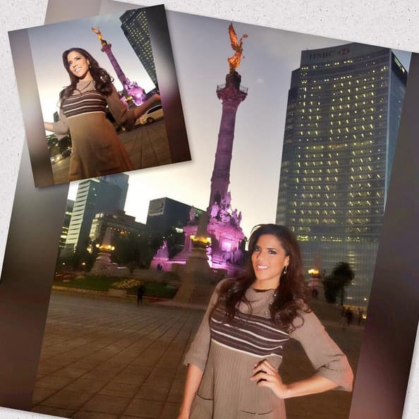 Francisca Lachapel: "Me encanta estar aquí!!!! ¡Ya luego les cuento todo de esta bella experiencia!". (Enero 9, 2016)