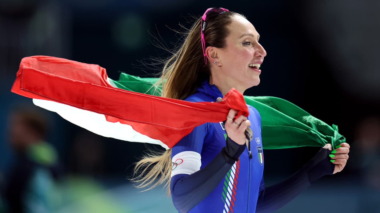 ¡Mamma mía! Francesca Lollobrigida vuelve a colgarse el oro, ahora en 5000 m. de velocidad