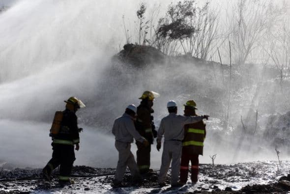 20 de enero de 2009. Un acto vandálico suscitó un derrame de hidrocarburos en San Ramón, Cárdenas, Tabasco.