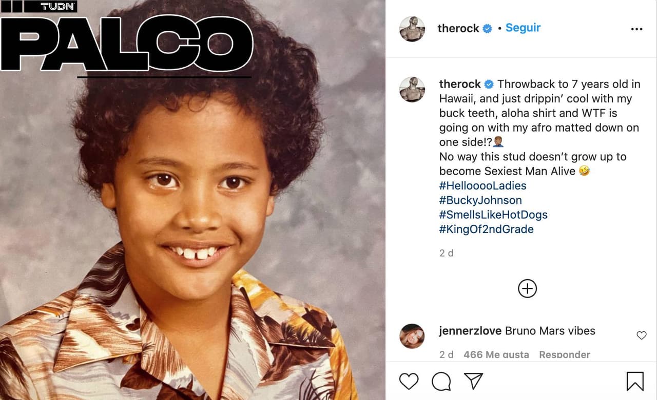 El Palco | La inédita foto de ‘The Rock’ de niño que se viralizó en redes