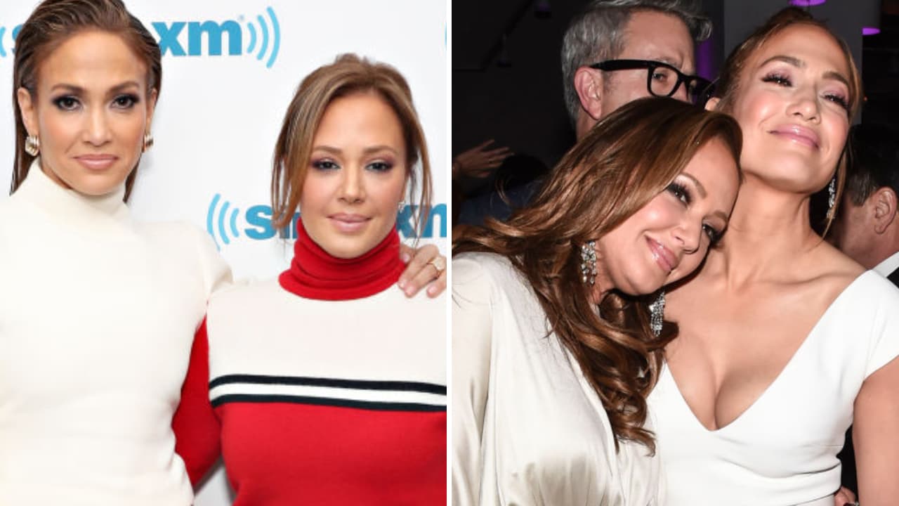 Leah Remini y Jennifer López.