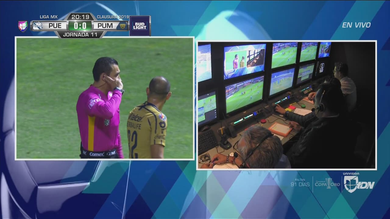 ¡Polémica! El VAR le anuló gol a Pumas por supuesto fuera de lugar de Iturbe