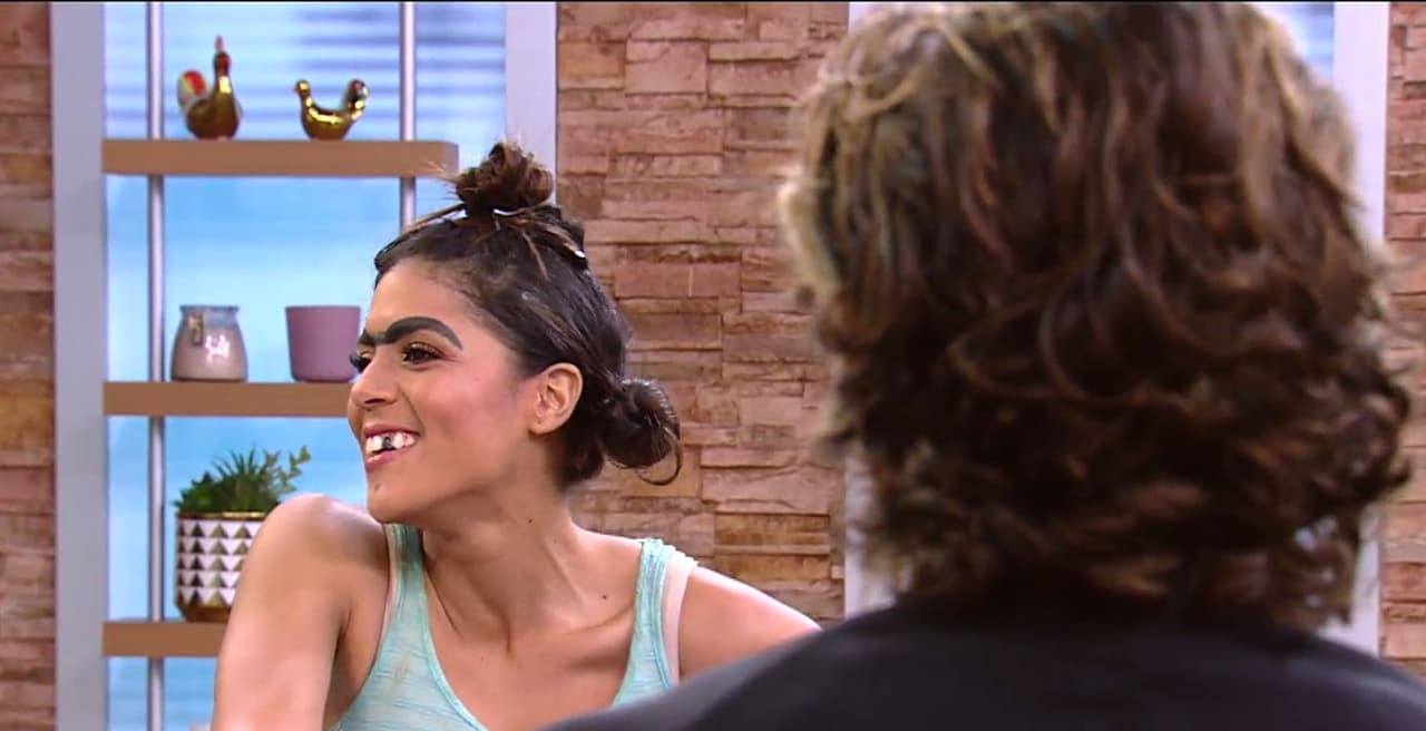 E incluso puso nervioso a Colate, cuando le mostró ante las cámaras su lado más sexy.