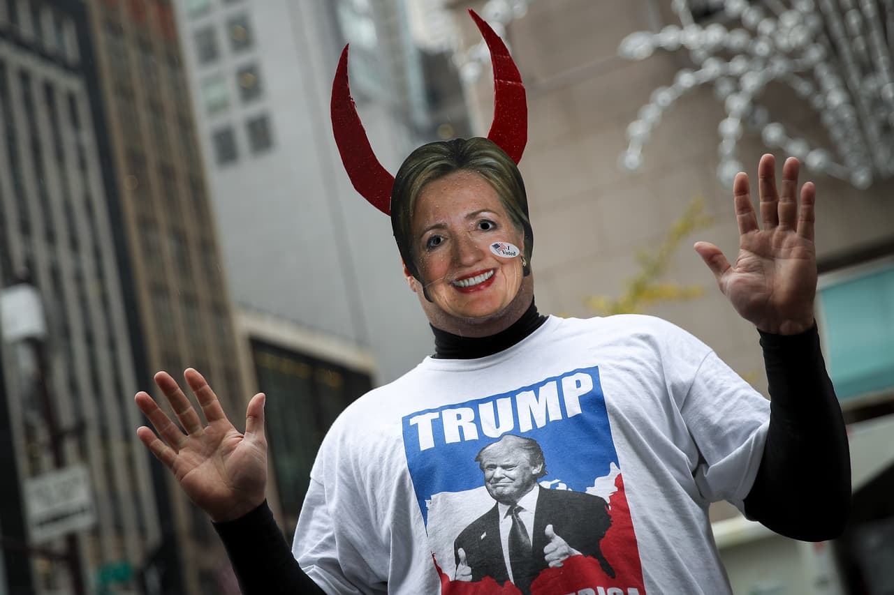 Para los seguidores de Trump, Clinton era "el diablo".