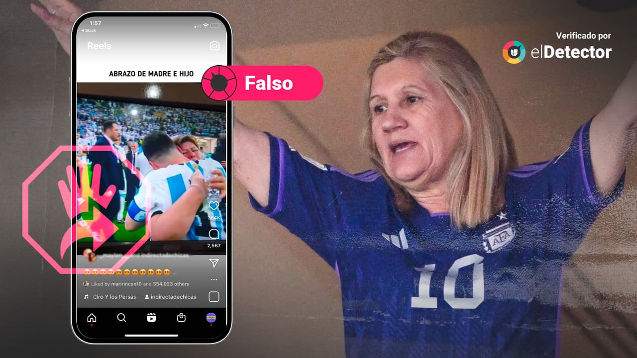 La mujer que abrazó a Messi tras la final de Qatar 2022 NO es su mamá: es la cocinera de la selección