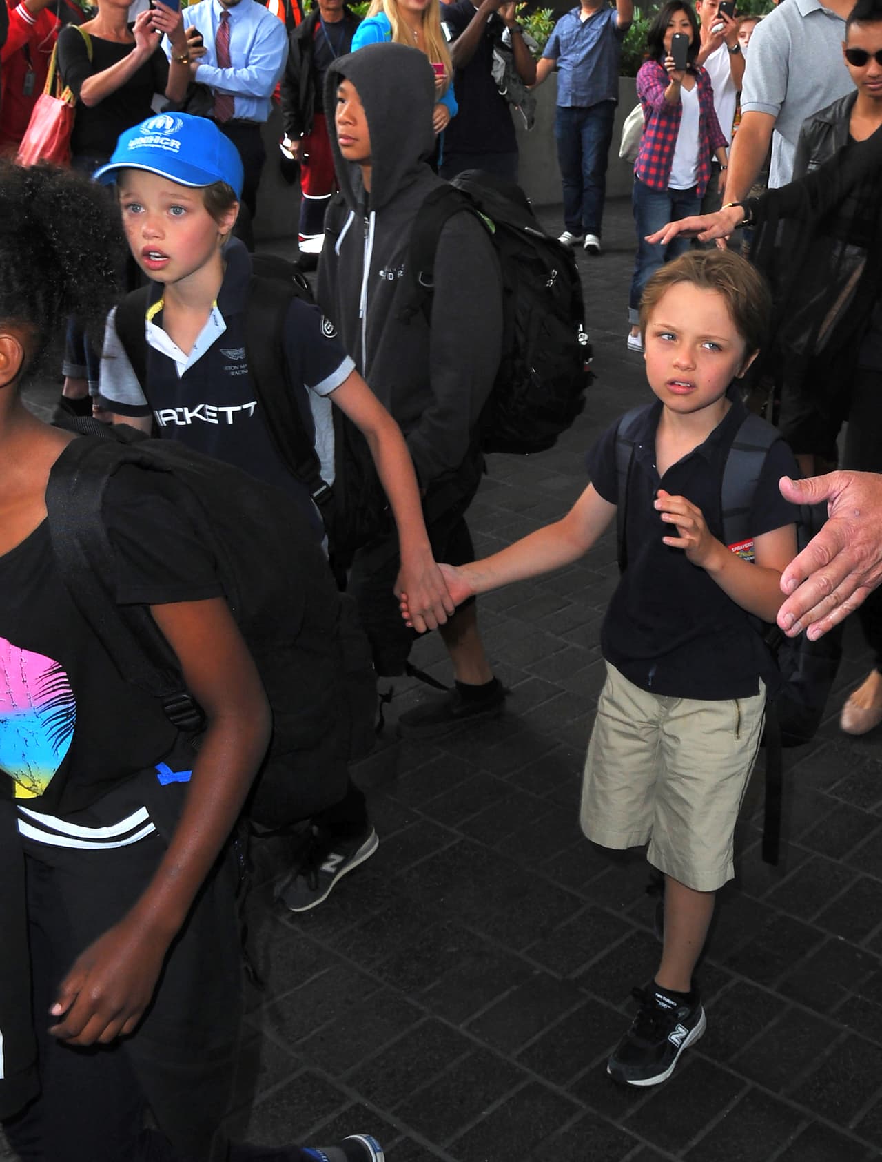 Aunque por momentos también se les nota la cara de pánico.