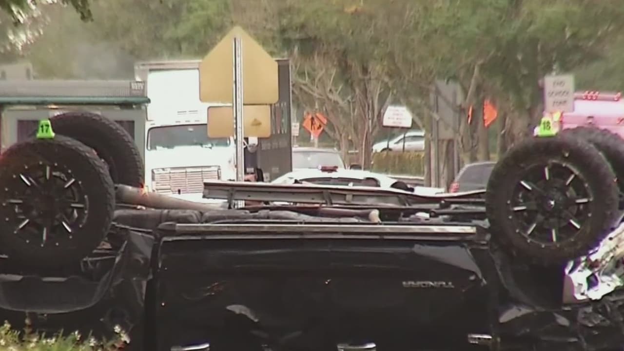 Un muerto y varios heridos tras aparatoso accidente en Kendall