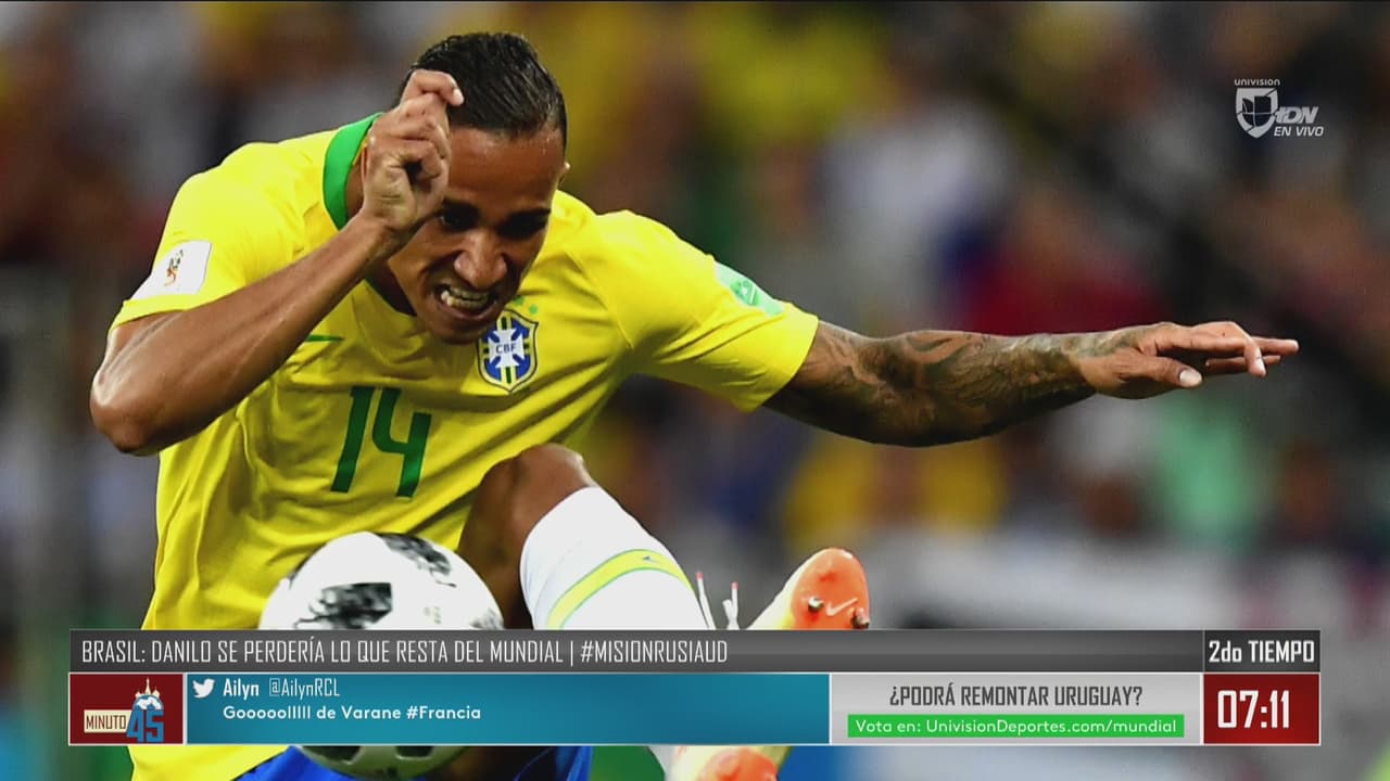 Malas noticias para Brasil previo al choque ante Bélgica de los cuartos de final