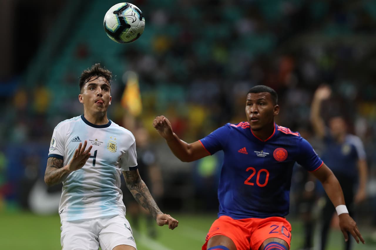 Ambas selecciones mostraban gran intensidad.