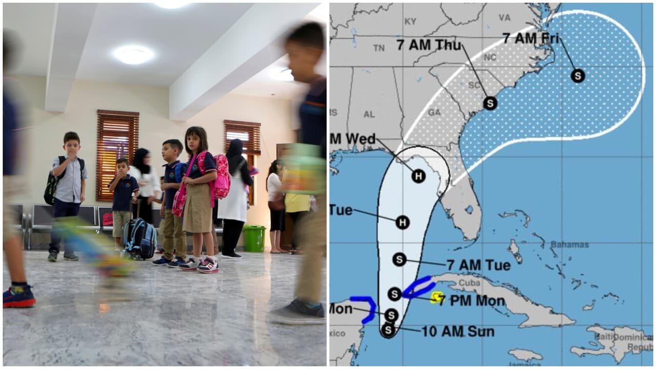 Distritos escolares de Tampa anuncian suspensión de clases ante llegada de Idalia