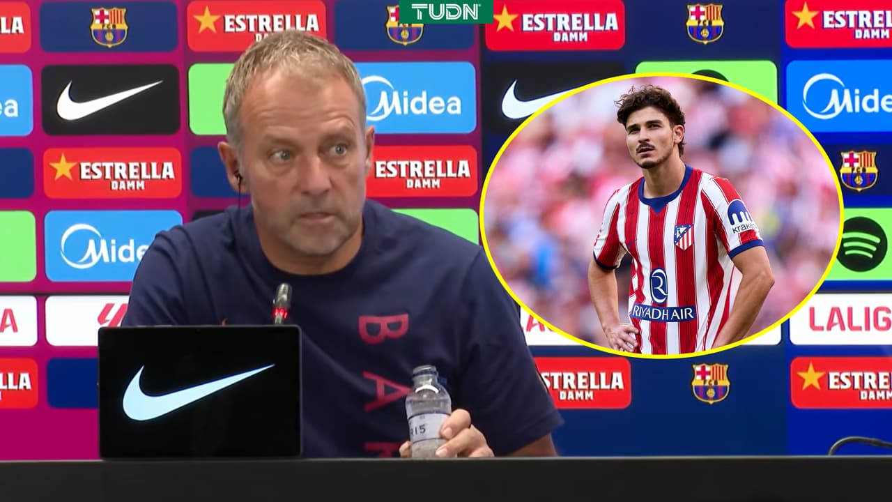 ¿Ciscado? Hansi Flick se anticipa a pregunta sobre Julián Álvarez
