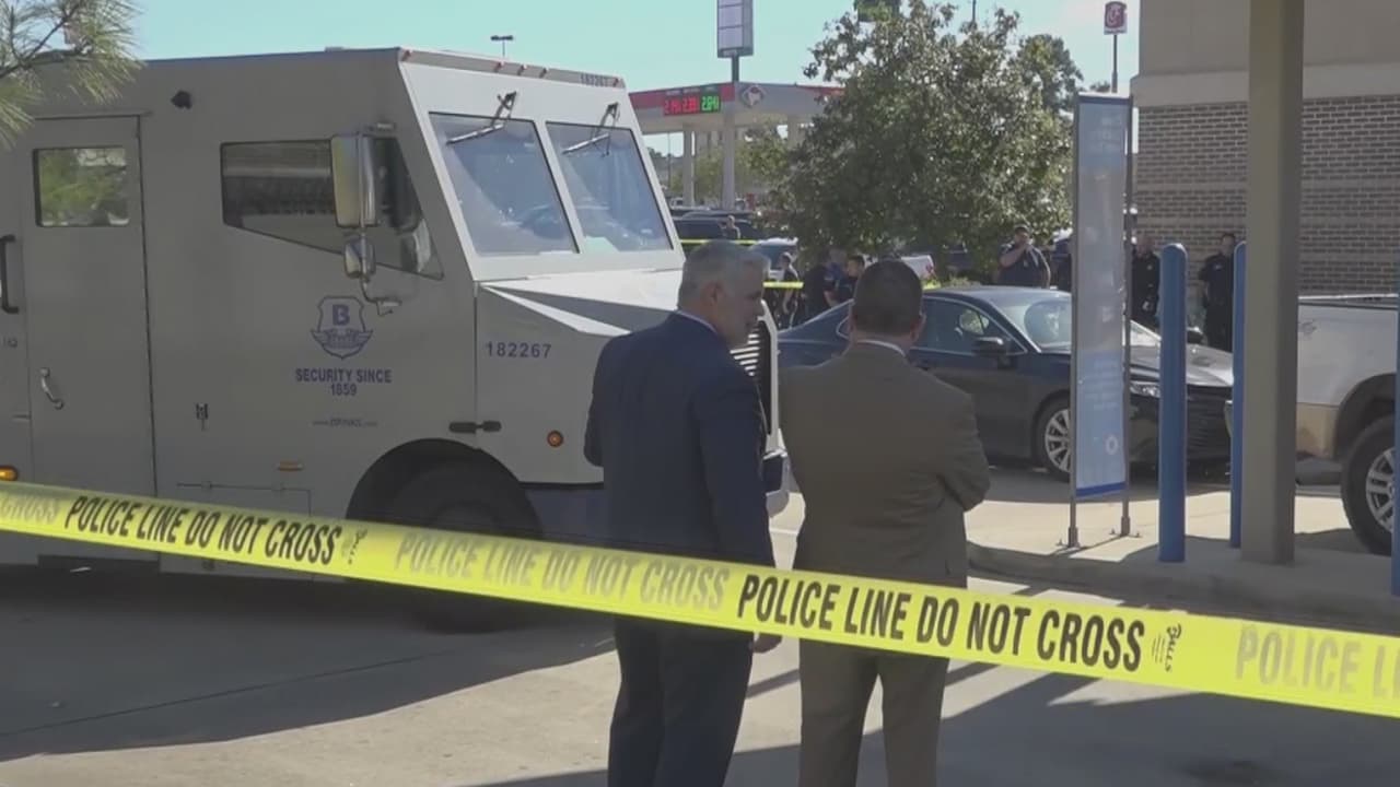 Disparan y matan a sospechoso de robo a un camión blindado de Brinks al norte de Houston