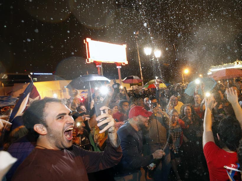 Miami celebrates the death of Fidel Castro.