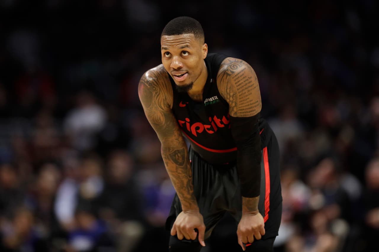 <b>5) Damian Lillard (Portland Trail Blazers)</b>. El armador estelar de los Blazers es el quinto mejor anotador de la NBA con 27.2 puntos por juego y con .398 en porcentaje de triples.