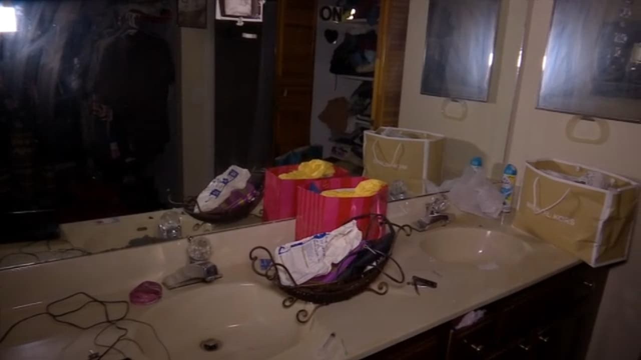 Parte del baño del cuarto principal.