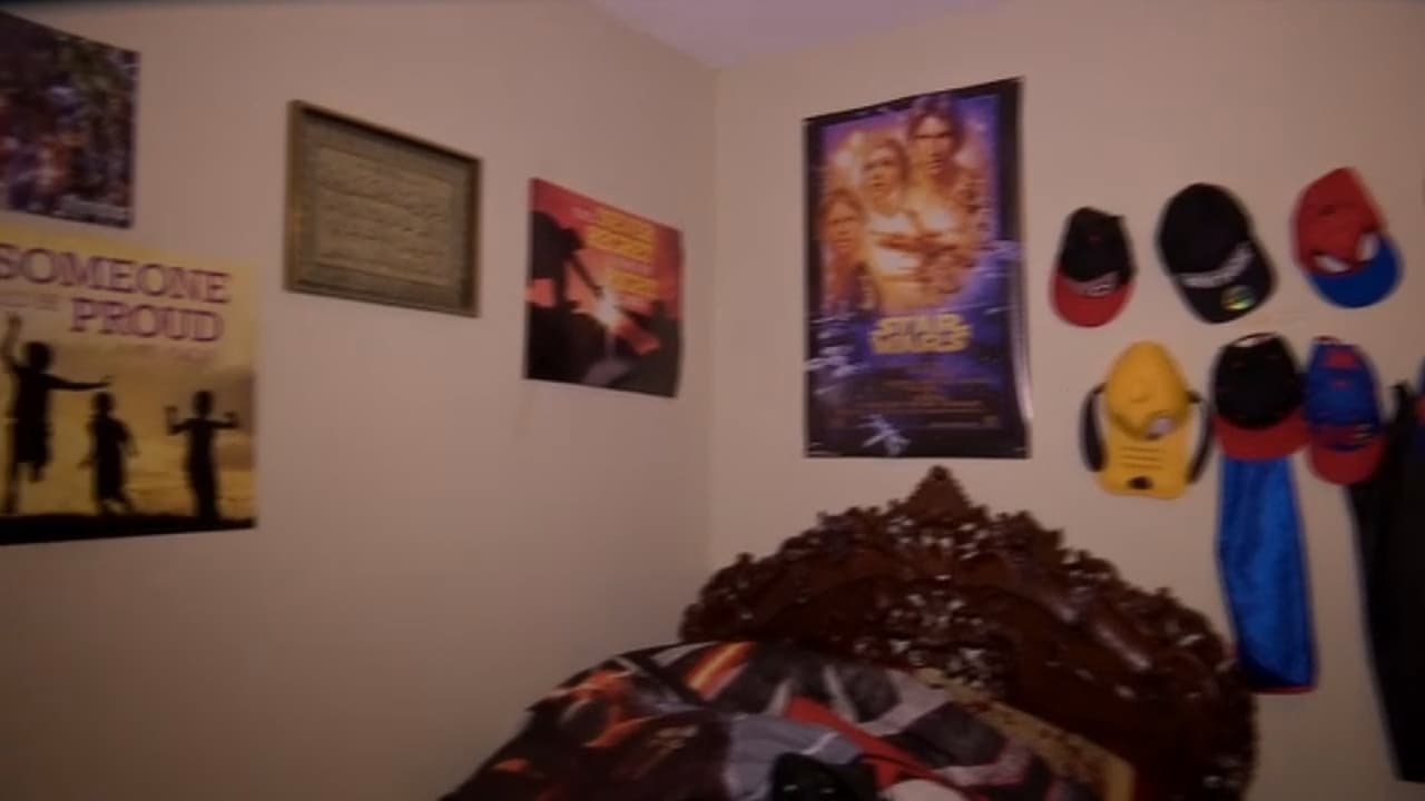 La decoración de las paredes del cuarto del pequeño hijo de Mateen.