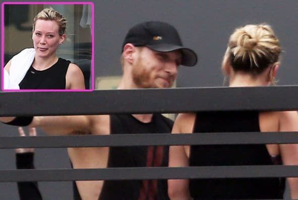 Al parecer Hilary no sólo va al gimnasio a entrenar.